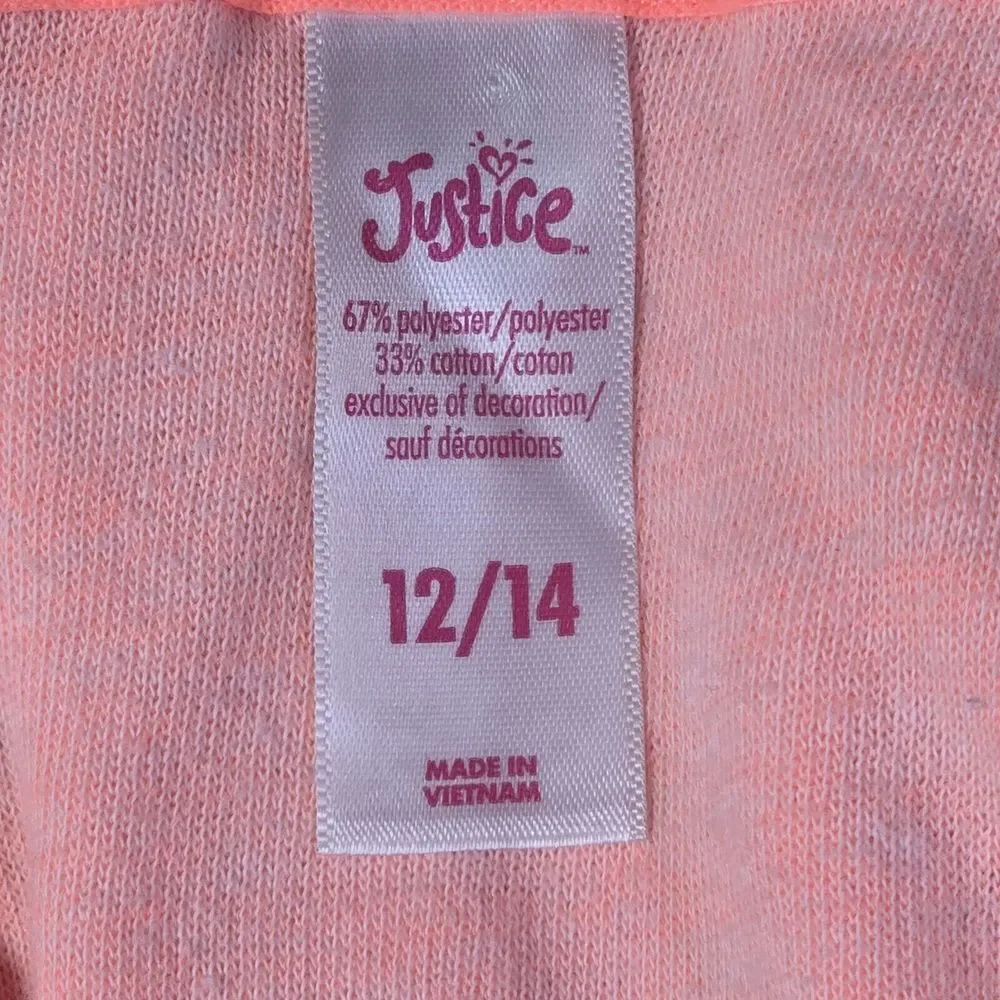 Justice measurements chest